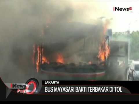 Korsleting Listrik, Bus Mayasari Bakti Terbakar Di Tol Halim - iNews Pagi 1911 04