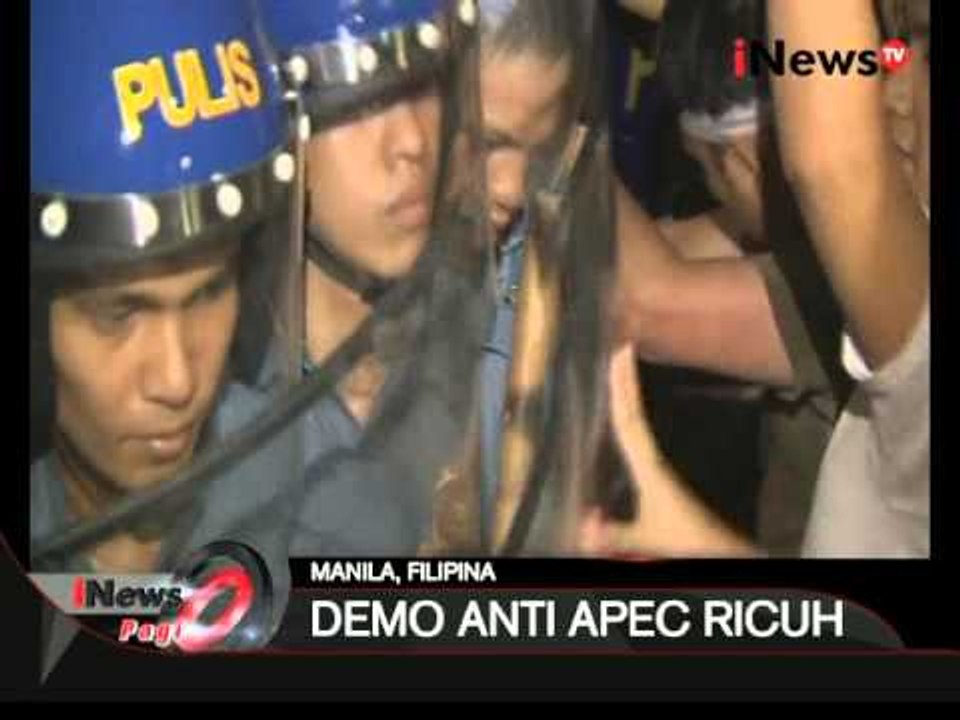 Konferensi APEC Di Manila Diwarnai Unjuk Rasa O...