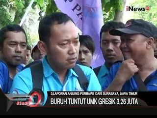 Live Report : Terkait Situasi Terkini Demo Buruh Di Surabaya - iNews Siang 19/11