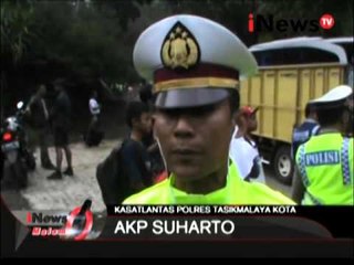 Hujan Deras Menyebabkan Tebing Di Jalur Gentong Tasikmalaya Longsor - iNews Malam 19/11