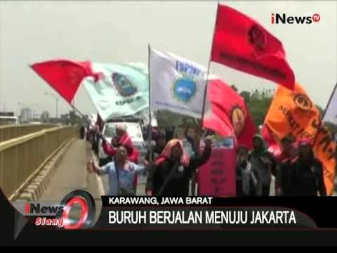 Ribuan Buruh Dari Bandung Dan Purwakarta Hari Ini Akan Berunjuk Rasa Di Istana - iNews Siang 19/11
