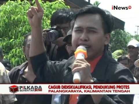 Di Disqualifikasi, Ratusan Massa Pendukung Paslon Di Palangkaraya Berunjuk Rasa - iNews Petang 23/11