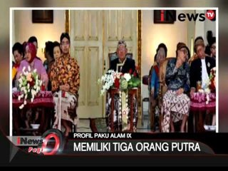 Profile Singkat Paduka Paku Alam IX - iNews Pagi 23/11