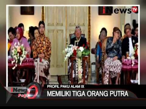 Profile Singkat Paduka Paku Alam IX - iNews Pagi 23/11