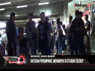 Longsor Di Jalur Kereta, Penumpang Menumpuk Di Stasiun Cilebut - iNews Malam 24/11