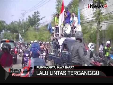 Ujuk Rasa Buruh Tolak PP 78 Di Purwakarta Dan Cimahi - iNews Siang 25/11