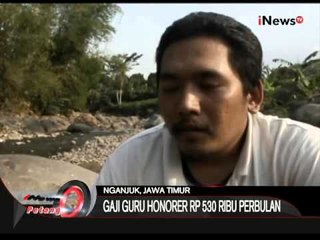 Gaji Minim, Guru Honorer Di Nganjuk Kerja Sampingan Sebagai Pemecah Batu - iNews Petang 25/11