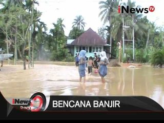 Hujan dengan intensitas tinggi menyebabkan beberapa daerah terendam banjir - iNews Pagi 22/01