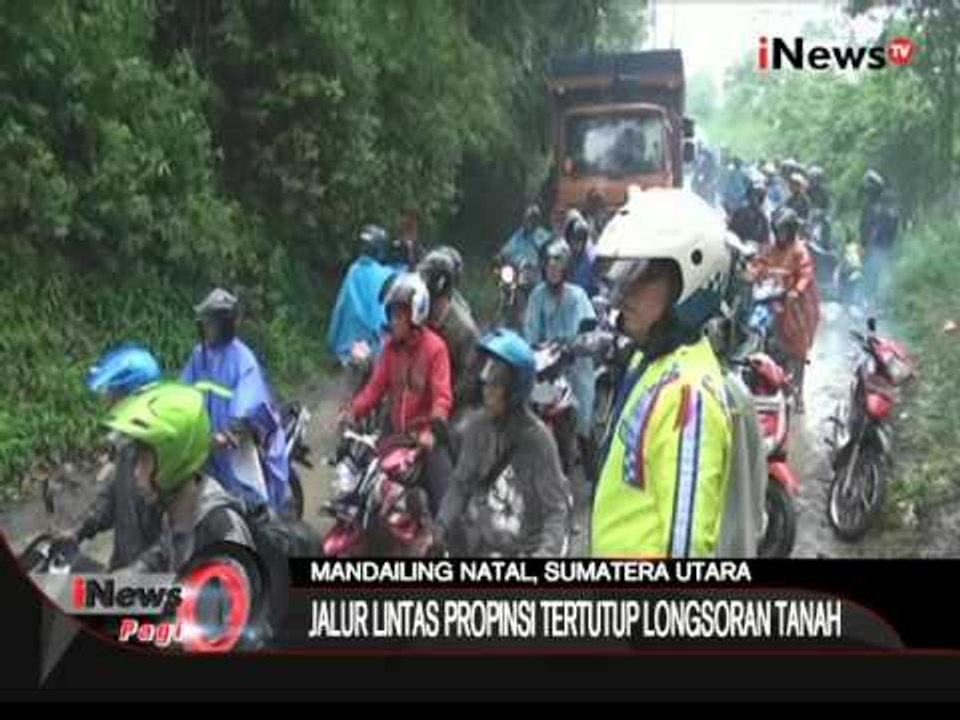 Hujan Deras, Perbukitan Di Mandailing Natal Mengakibatkan Longsor - iNews Pagi 30/11