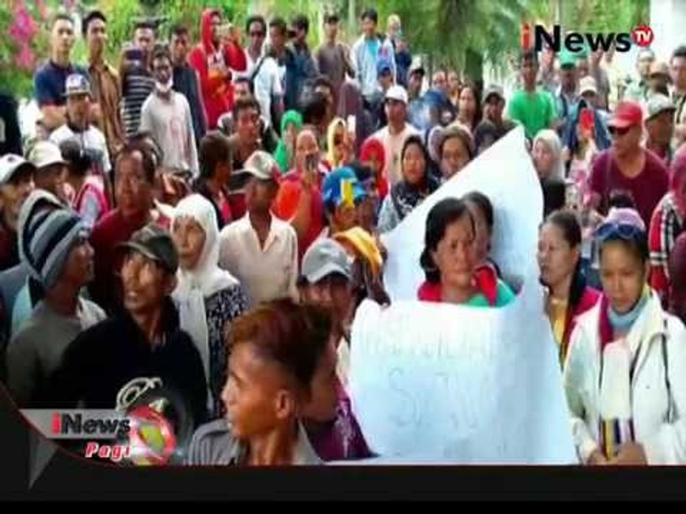 Petani Unjuk Ras Bermalam Di Depan Pintu DPRD Tolak Perusahan Kelapa Sawit - iNews Pagi 01/12