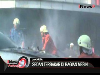 Sedan Terbakar Diduga Hubungan Arus Pendek Listrik - iNews Petang 01/12