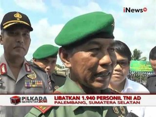 Untuk Mengamankan Pilkada Di Kab. Sumsel, TNI Terjunkan 1940 Personil - iNews Malam 01/12