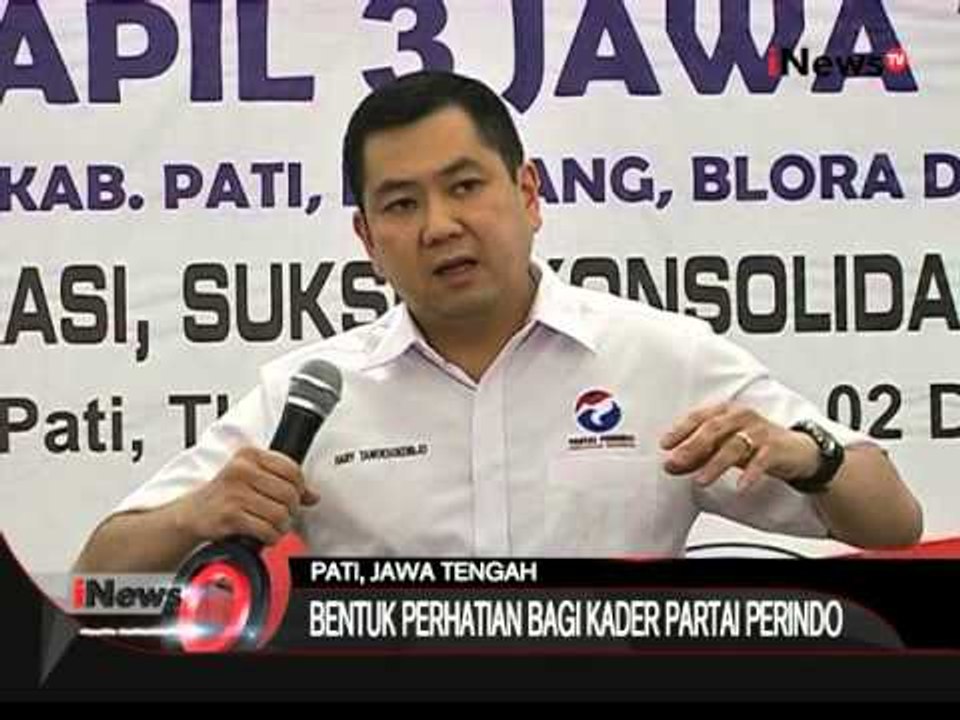 Partai Perindo Lantik 70 Pengurus DPC - iNews Petang 02/12