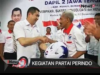 Partai Perindo Ingin Merubah Indonesia Mencapai Indonesia Sejahtera - iNews Pagi 03/12