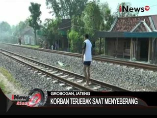 Diduga Terjebak, Seorang Wanita Di Grobongan Tewas Tertabrak Kereta - iNews Siang 04/12