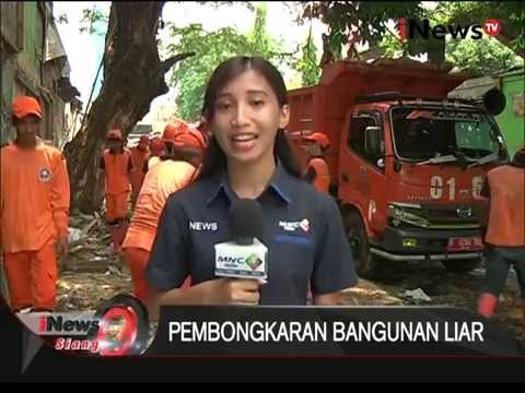 Live Report: Penertiban Bangunan Liar Untuk Mengembalikan Fungsi Saluran Air - iNews Siang 30/11