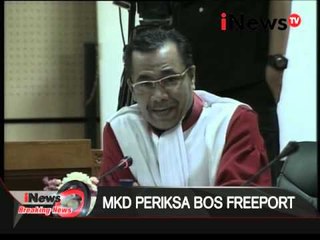 Sidang MKD, Pertemuan Bulan April 2015 Atas Inisiasi Maroef Sjamsoeddin - Breaking News 03/11