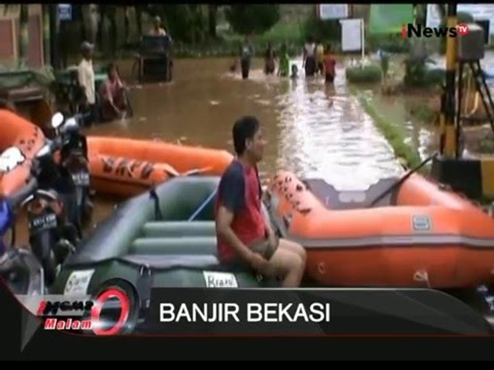 Hujan Lebat Membuat Perumahan Di Jatiasih Terendam Air Setinggi 80cm - iNews Malam 07/12