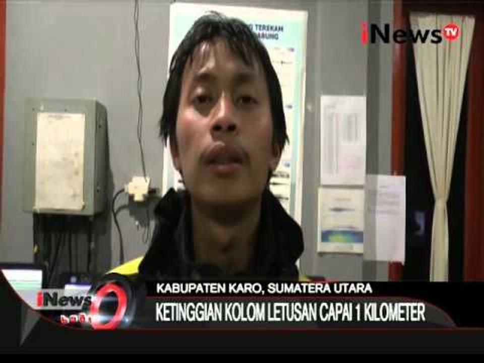 Sinabung Kembali Erupsi, Ketinggian Kolom Letusan Mencapai 1 Kilometer - iNews Pagi 09/12