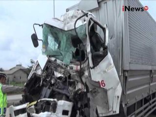 Kecelakaan Di Cipali Kembali Terjadi, Kontrainer Tabrak Truk - iNews Malam 08/12