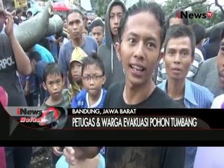 2 Pohon Besar Di Bandung Tumbang Dan Menimpa Mobil, 6 Orang Luka-Luka - iNews Malam 09/12