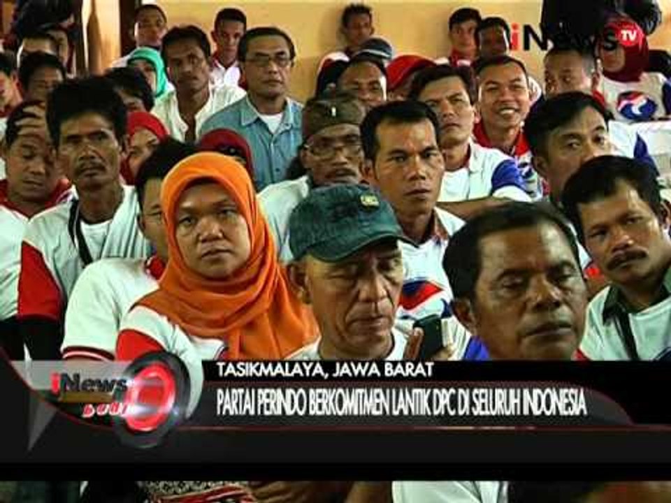 Konsolidasi Hingga Tingkat Bawah, Ketum Perindo Lantik 91 DPC Di Jawa Barat - iNews Pagi 11/12