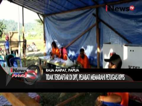 Tidak Terdaftar Di DPT, Pejabat Marahi Petugas KPPS Raja Ampat - iNews Petang 09/12