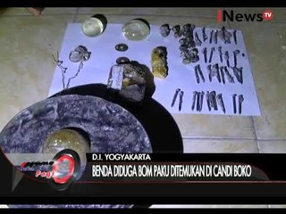 Bom Paku Ditemukan Di Kawasan Candi Boko Prambanan - iNews Pagi 11/12