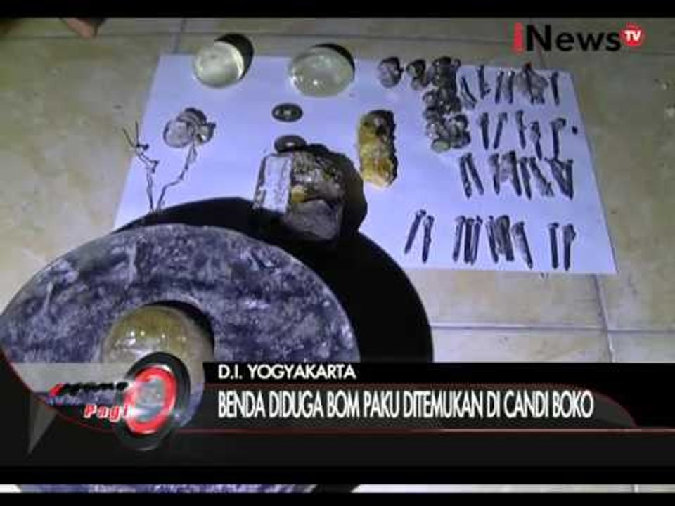Bom Paku Ditemukan Di Kawasan Candi Boko Prambanan - iNews Pagi 11/12