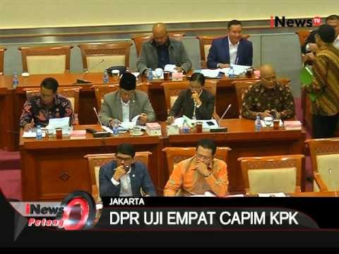 Komisi III DPR RI Lakukan Uji Fit & Proper Test 4 Capim KPK - iNews Petang 14/12
