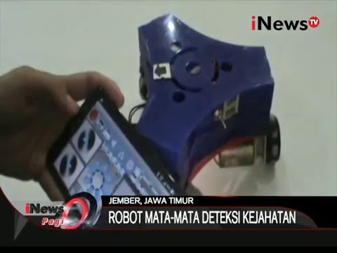 Inilah Robot Mata-Mata Karya Anak Negeri Yang Bisa Deteksi Kejahatan - iNews Pagi 15/12