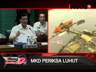 Breaking News 08: Sidang MKD, Luhut Menjawab Polemik Freeport - iNews Breaking News 14/12