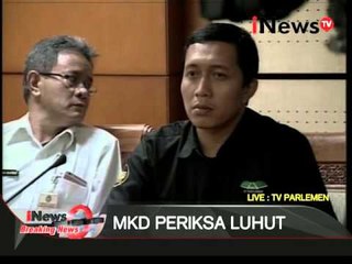 Breaking News 11: Sidang MKD, Luhut Menjawab Polemik Freeport - iNews Breaking News 14/12