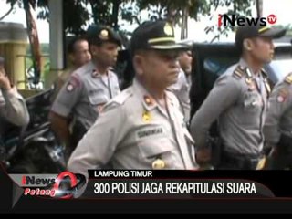 下载视频: Pilkada Serentak 2015, 300 Polisi Jaga Rekapitulasi Suara - iNews Petang 17/12