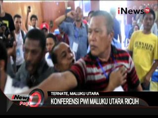 Ricuh Konferensi PWI Maluku, Sebagian Peserta Menolak Karena Dianggap Ilegal - iNews Pagi 17/12