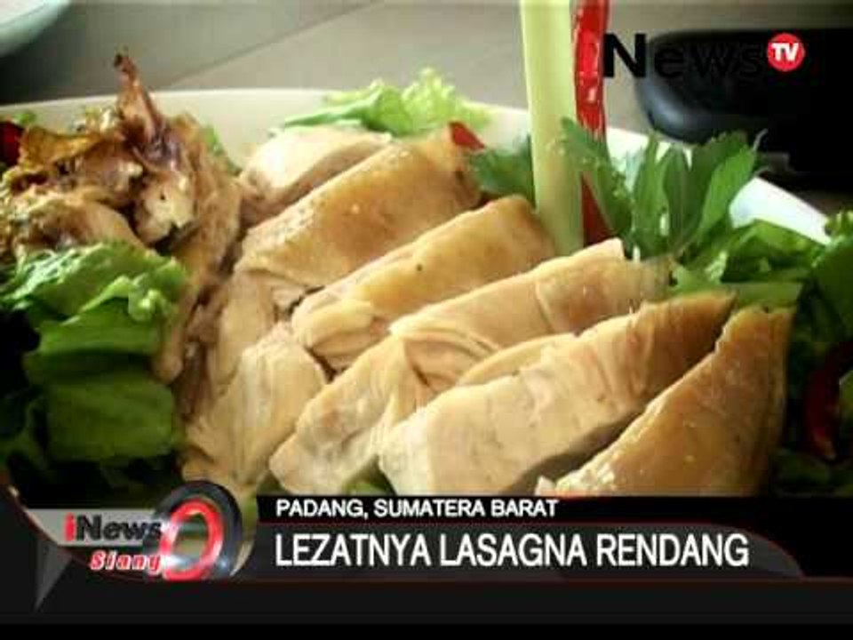 Lezatnya Lasagna Rendang, Masakan Rendang Dikombinasi Dengan Masakan Ala Eropa - iNews Siang 18/12
