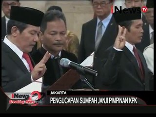 Pelantikan Pimpinan KPK, Pengucapan Sumpah Janji Pimpinan KPK - News 21/12