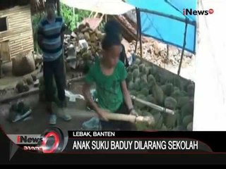 Inilah Kisah Anak Suku Baduy Yang Dilarang Sekolah - iNews Siang 23/12
