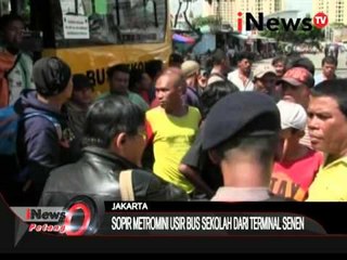 Puluhan Sopir Metromini Usir Bus Sekolah Dari Terminal Senen - iNews Petang 21/12