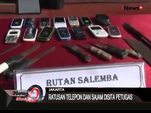 Razia Dalam Penjara, Ratusan Handphone Dan Senjata Tajam Disita Petugas - iNews Siang 23/12