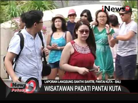 Live Report: Santy Savitri, Wisatawan Padati Pantai Kuta - iNews Petang 25/12