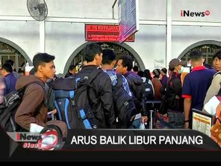 Live Report : Situasi Terkini Arus Balik Di Stasiun Senen, Jakarta - iNews Siang 28/12