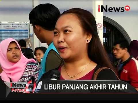 Live Report: Irfan Tanjung, Stasiun Senen Mulai Dipadati Penumpang - iNews Petang 28/12