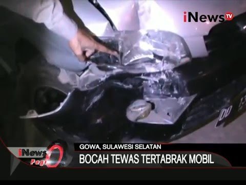 Bocah Tewas Tertabrak Mobil Romobongan Pengantin Di Gowa, Sulsel - iNews Pagi 29/12
