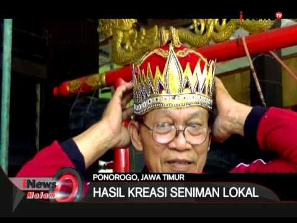 Unik!!! Limbah kertas disulap jadi mahkota yang indah di Ponorogo - iNews Malam 21/01