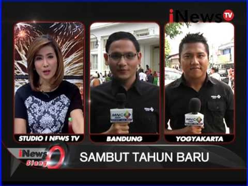 Live report: Kemeriahan menyambut pergantian tahun di Bandung dan Yogyakarta - iNews Siang 31/12