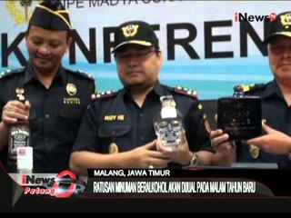 Bea Cukai Malang Mengamankan Minuman Berakohol - iNews Petang 31/12