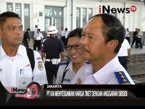 PT KAI menyesuaikan harga tiket dengan anggaran subsidi - iNews Siang 01/01