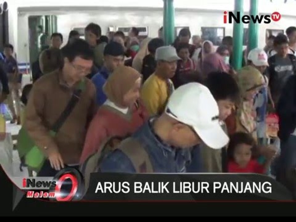 Puncak arus balik stasiun gubeng surabaya, Penumpang capai 44 Ribu orang - iNews Malam 03/01