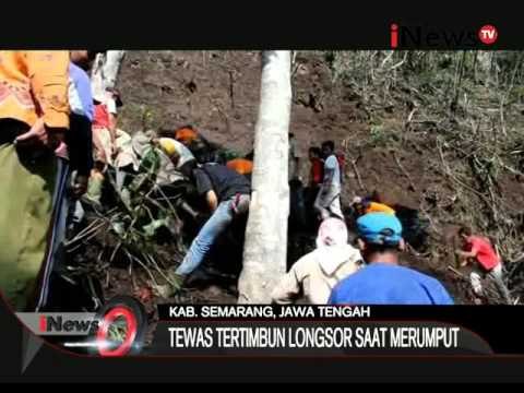 Seorang warga Dusun Kendal tewas tertimbun longsor saat sedang mencari rumput - iNews Pagi 04/01